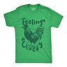 Mens Feeling Clucky Funny T Shirt St Patricks Day Sarcastic Tee For Guys