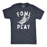 Mens Fowl Play T Shirt Funny Shakespeare Duck Drama Joke Tee For Guys