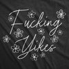 Mens Fucking Yikes T Shirt Funny Sarcastic Cringe Joke Tee For Guys