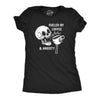 Womens Fueled By Coffee And Anxiety T Shirt Funny Caffeine Panic Joke Tee For Ladies