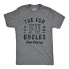 Mens The Fun Uncles State Champs T Shirt Funny Cool Uncle Champion Tee For Guys