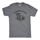 Mens Funemployed T Shirt Funny Lazy Sleepy Jobless Joke Tee For Guys