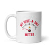 My Give A Shit Meter Mug Funny Empty Gas Fuel Gauge Novelty Cup-11oz