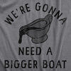 Mens Were Gonna Need A Bigger Boat T Shirt Funny Thanksgiving Dinner Gravy Joke Tee For Guys