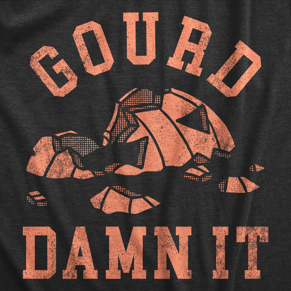 Mens Gourd Damn It T Shirt Funny Halloween Smashed Pumpkin Jack O Lantern Joke Tee For Guys