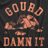 Mens Gourd Damn It T Shirt Funny Halloween Smashed Pumpkin Jack O Lantern Joke Tee For Guys