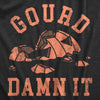 Womens Gourd Damn It T Shirt Funny Halloween Smashed Pumpkin Jack O Lantern Joke Tee For Ladies