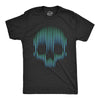 Mens Gradient Skull T Shirt Funny Dead Trippy Visual Effect Tee For Guys