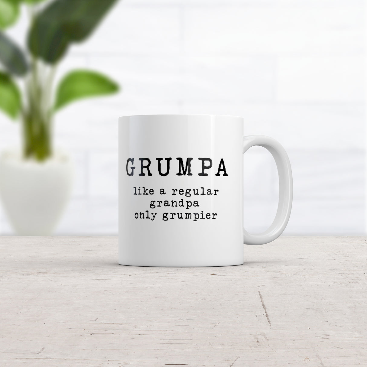 Grumpa Like Regular Grandpa Only Grumpier Mug Funny Grouchy Granddad Joke Cup-11oz