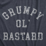 Mens Grumpy Ol Bastard T Shirt Funny Cranky Grouchy Old Joke Tee for Guys