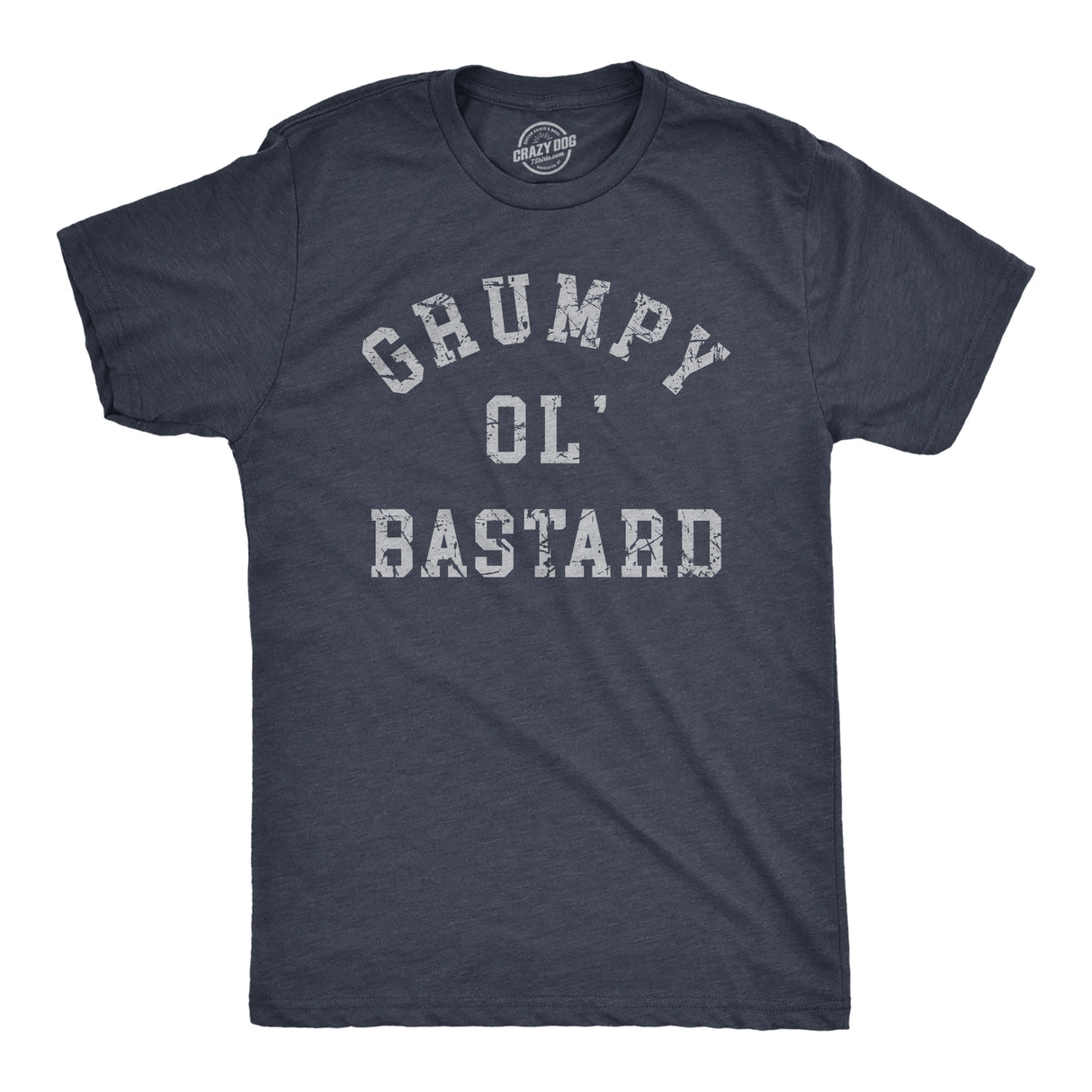Mens Grumpy Ol Bastard T Shirt Funny Cranky Grouchy Old Joke Tee for Guys