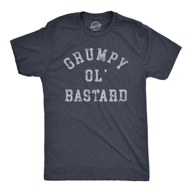 Mens Grumpy Ol Bastard T Shirt Funny Cranky Grouchy Old Joke Tee For Guys