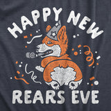 Mens Happy New Rears Eve T Shirt Funny New Years Corgi Puppy Butt Joke Tee for Guys