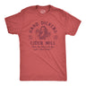 Mens Hard Dickens Cider Mill T Shirt Funny Adult Humor Cidery Joke Tee For Guys