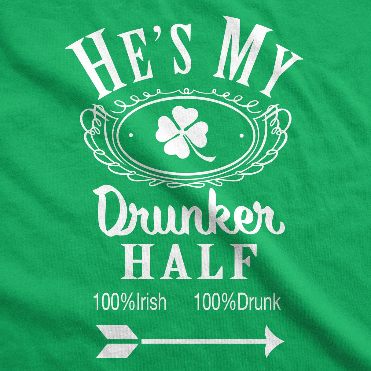 Hes My Drunker Half Unisex Hoodie Funny St Patricks Day Sweatshirt