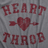 Mens Heart Throb T Shirt Funny Valentines Day Dreamy Sexy Tee For Guys