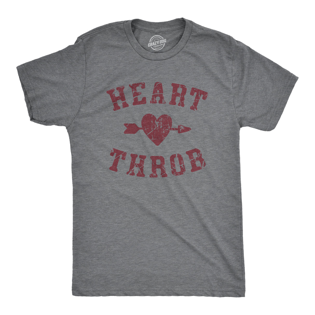 Mens Heart Throb T Shirt Funny Valentines Day Dreamy Sexy Tee For Guys