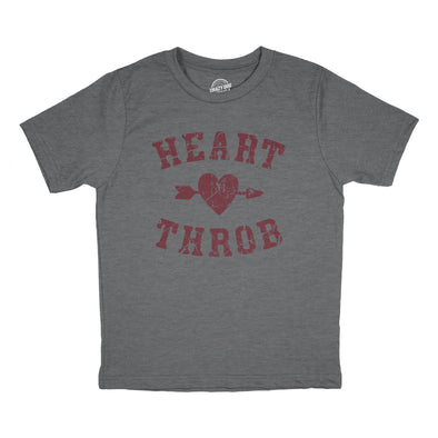 Youth Heart Throb T Shirt Funny Valentines Day Cute Tee For Kids