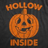 Mens Hollow Inside T Shirt Funny Halloween Jack O Lantern Pumpkin Joke Tee For Guys