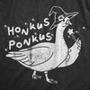 Mens Honkus Ponkus T Shirt Funny Halloween Lovers Goose Witch Joke Tee For Guys
