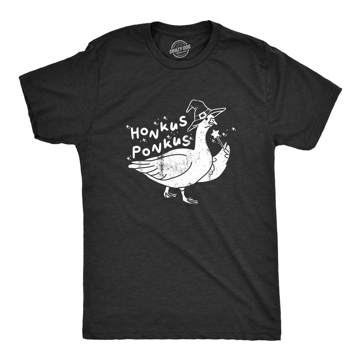 Mens Honkus Ponkus T Shirt Funny Halloween Lovers Goose Witch Joke Tee For Guys