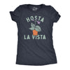 Womens Hosta La Vista T Shirt Funny Gardening Plant Horticulture Lovers Joke Tee For Ladies