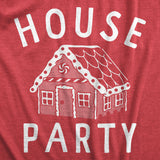 Mens House Party T Shirt Funny Xmas Gingerbread Cookie Decoration Joke Tee for Guys
