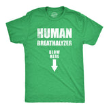Mens Human Breathalyzer Blow Here T Shirt Funny Sex Blowjob Joke Tee for Guys