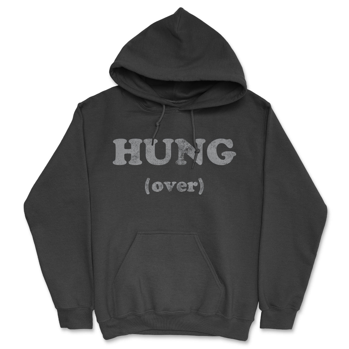 Hung Over Unisex Hoodie Funny Adult Humor Drinking Dick Joke Hooded Sweatshirt