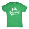 Mens I Clover Leprechauns T Shirt Funny Saint Patricks Day Cool Irish Patty Tee