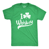 Mens Funny T Shirts I Clover Whiskey St Patricks Day Drinking Tee For Guys