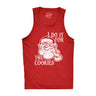 Mens I Do It for The Cookies Fitness Tank Funny Xmas Santa Claus Sweet Treat Lovers Sleeveless Tee for Guys