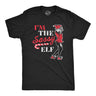 Mens Im The Sassy Elf T Shirt Funny Xmas Santas Elves Joke Tee for Guys