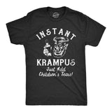 Mens Instant Krampus Just Add Childrens Tears T Shirt Funny Xmas Evil Devil Santa Joke Tee for Guys