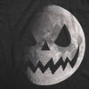 Mens Moon Jack O Lantern T Shirt Funny Spooky Lunar Phases Scary Face Tee For Guys