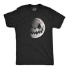 Mens Moon Jack O Lantern T Shirt Funny Spooky Lunar Phases Scary Face Tee For Guys