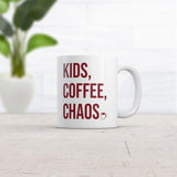 Kids Coffee Chaos Mug Funny Caffeine Addicts Parenting Crazy Children Novelty Cup-11oz