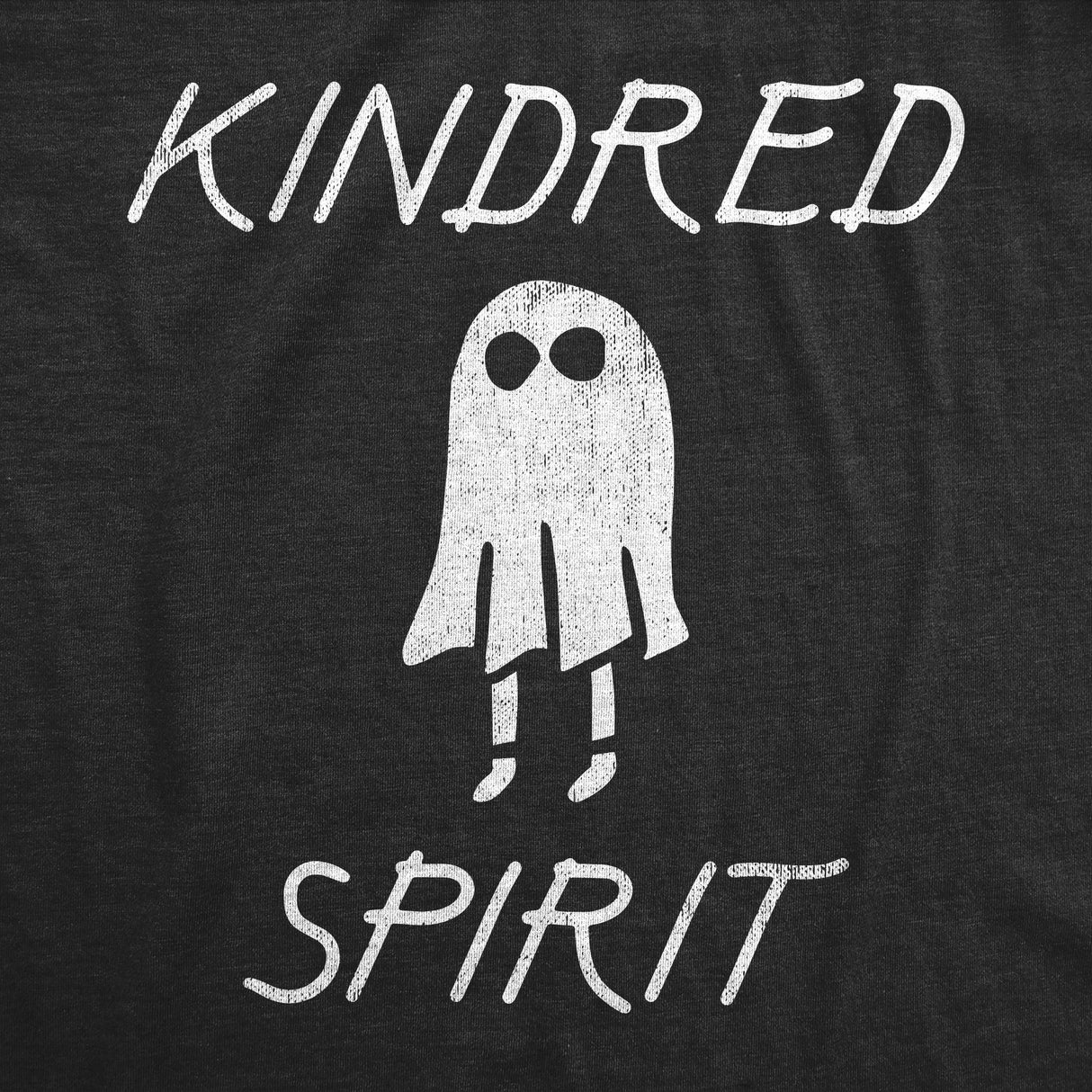 Womens Kindred Spirit T Shirt Funny Spooky Halloween Ghost Joke Tee For Ladies