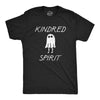 Mens Kindred Spirit T Shirt Funny Spooky Halloween Ghost Joke Tee For Guys