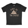 King of the Castle Youth T Shirt Funny Sand Castle Beach Lovers Tee for Kids