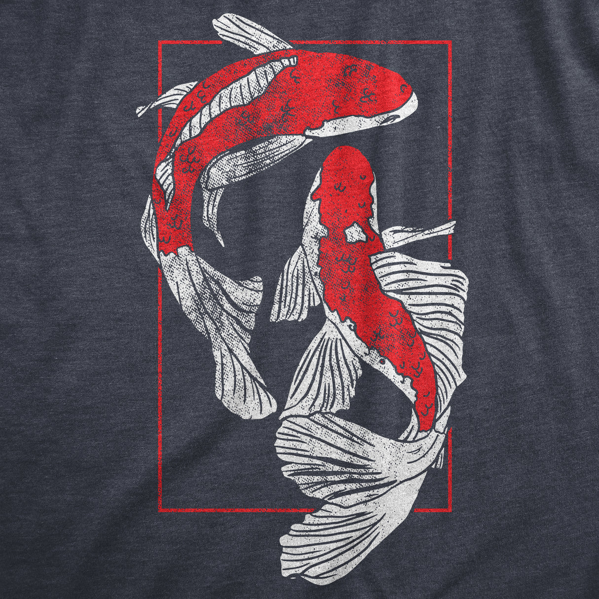 Mens Koi Fish T Shirt Funny Beautiful Peaceful Japanese Carp Pond Tee For Guys