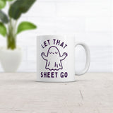 Let That Sheet Go Mug Funny Halloween Bed Sheets Ghost Joke Cup-11oz