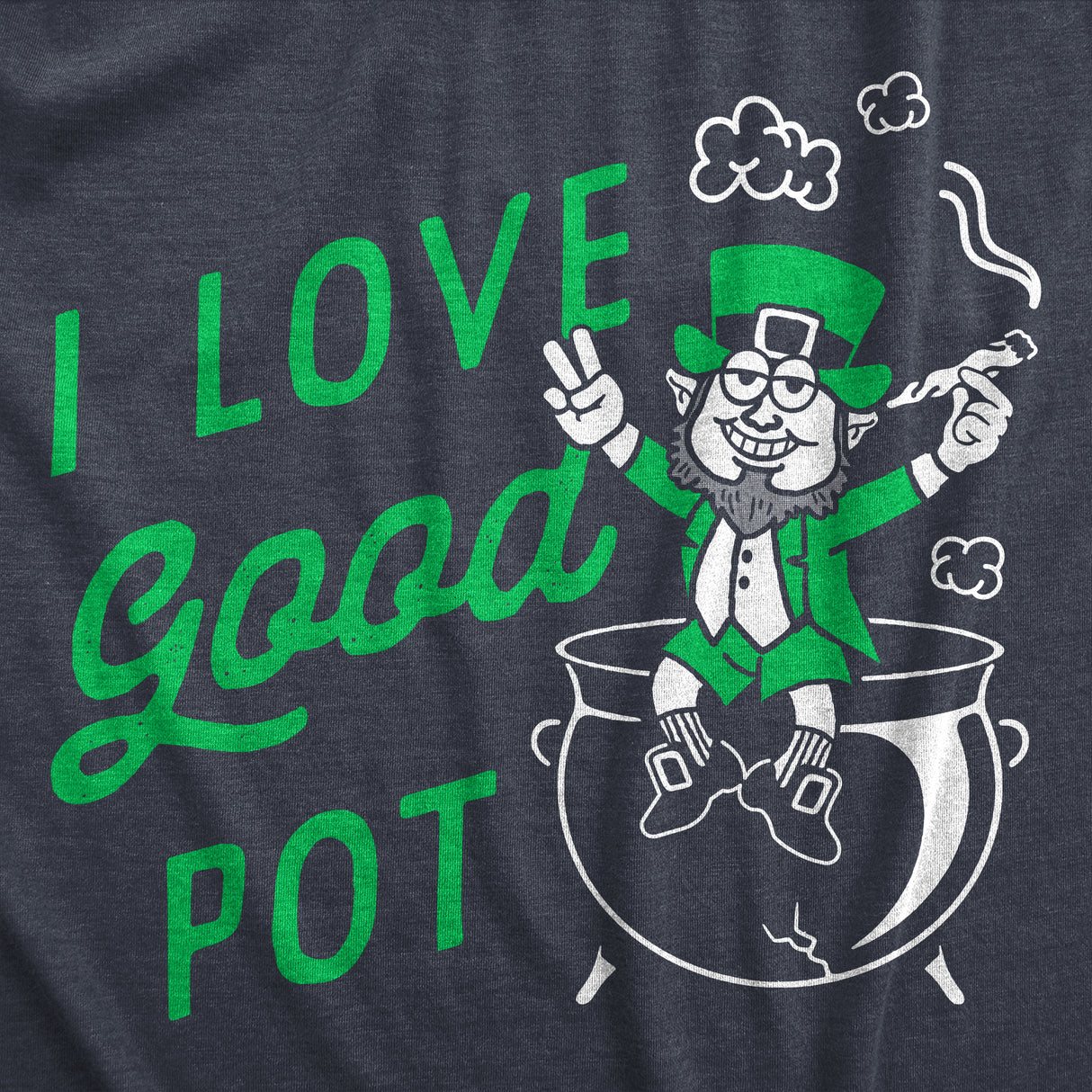 Womens Funny T Shirts I Love Good Pot St Patricks Day Graphic Tee For Women