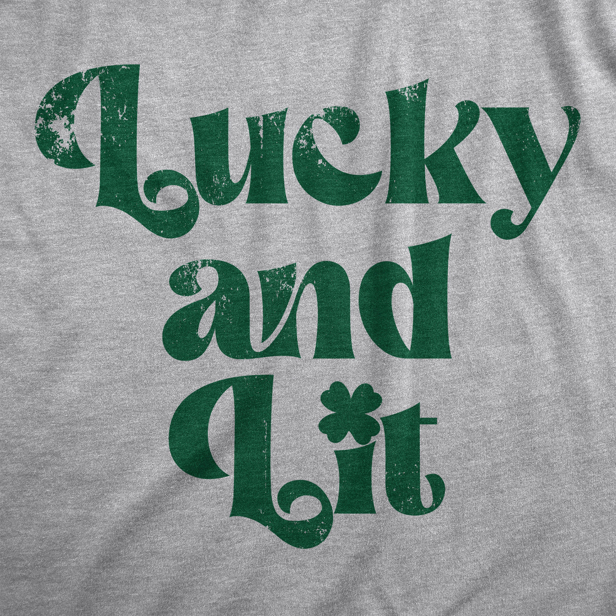 Mens T Shirts Lucky And Lit Funny St Patricks Day Drinking Tee For Guys