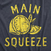 Womens Main Squeeze T Shirt Funny Best Friend Lemon Joke Tee For Ladies