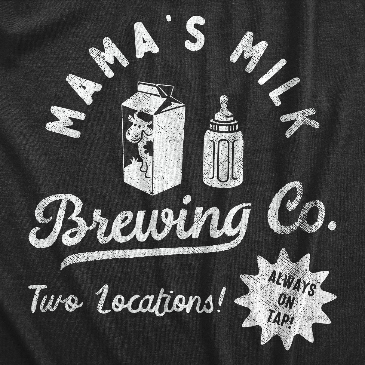 Mamas Milk Brewing Co Baby Bodysuit Funny Breast Feeding Brewery Joke Jumper for Infants