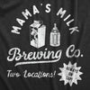 Mamas Milk Brewing Co Baby Bodysuit Funny Breast Feeding Brewery Joke Jumper For Infants