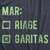 Mens Marriage Margaritas T Shirt Funny Checklist Drinking Married Joke Tee For Guys