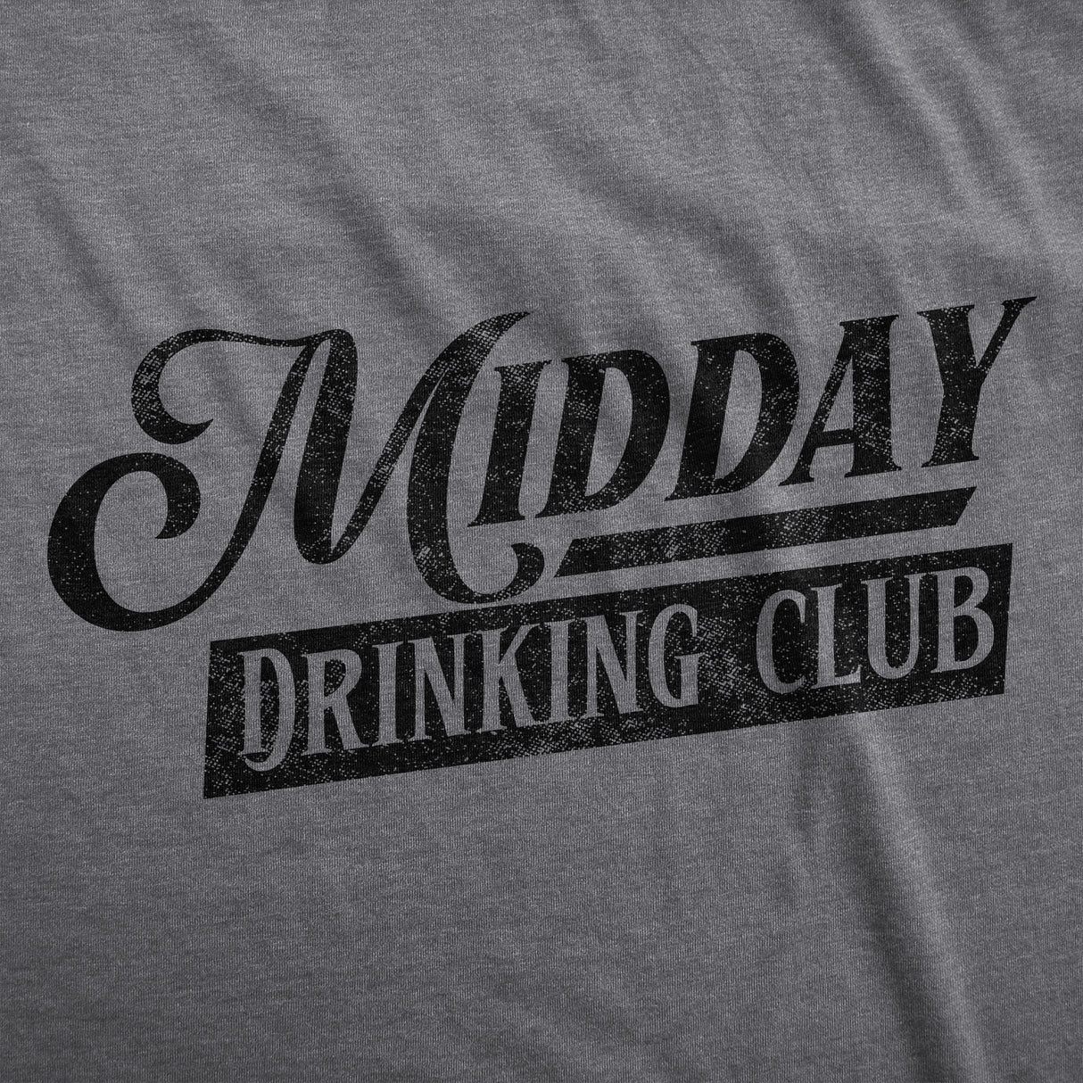 Womens Midday Drinking Club T Shirt Funny Day Drunk Booze Lovers Alcoholic Joke Tee For Ladies