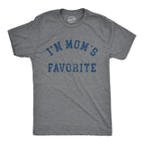 Mens Im Moms Favorite T Shirt Funny Family Sibling Children Joke Tee For Guys